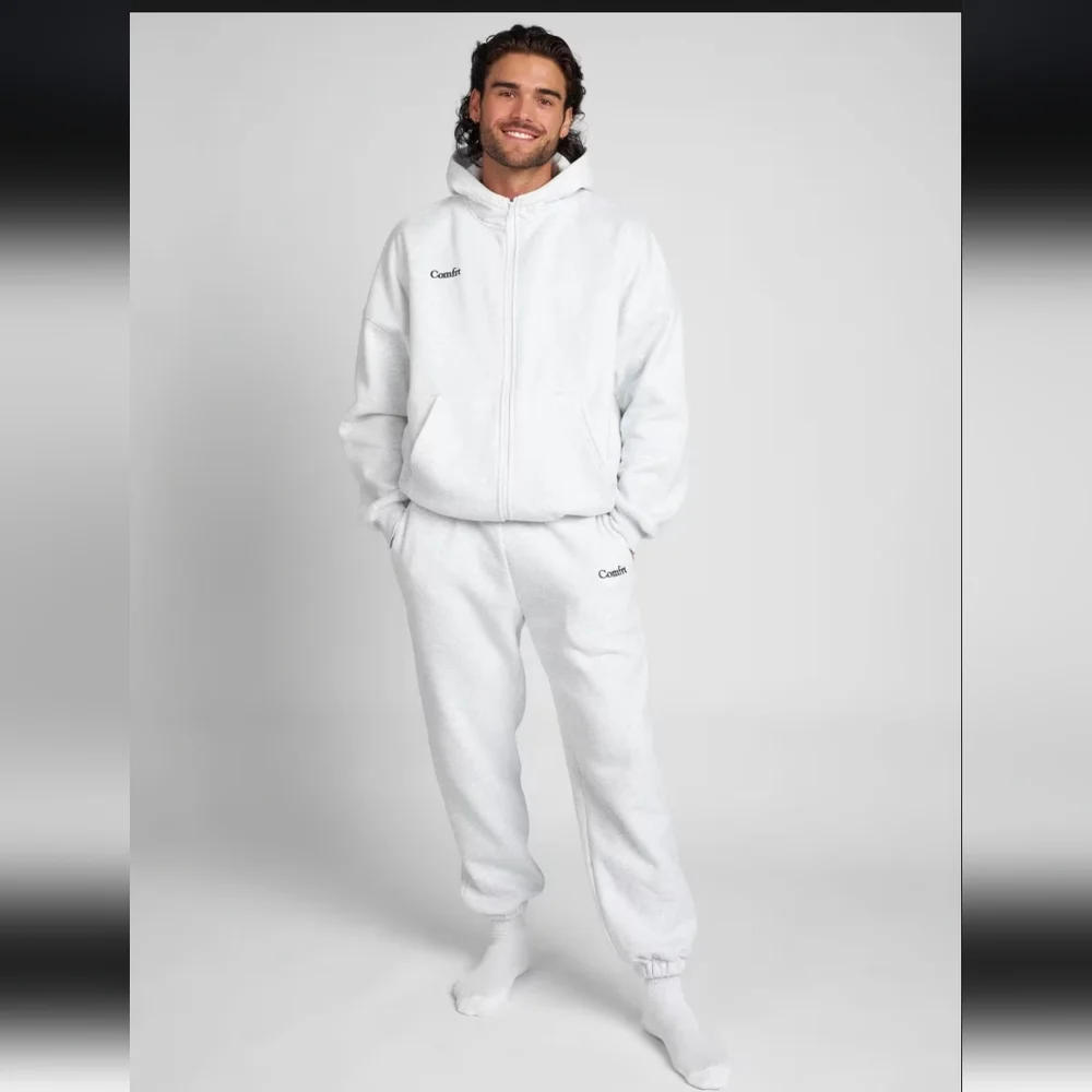 Comfrt Sweatpants (White, Light Grey) - Picture 3 of 5